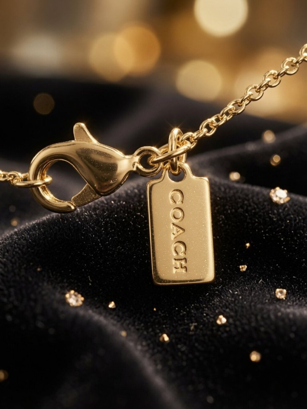 NWT Coach White Heart Locket Necklace - Picture 16 of 17